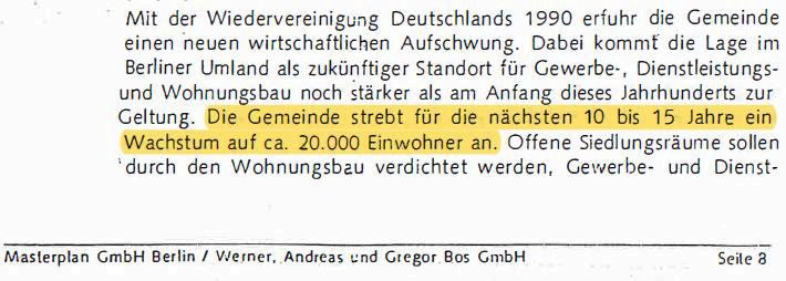 Begründung zum Bebauungsplan 5a von 1997